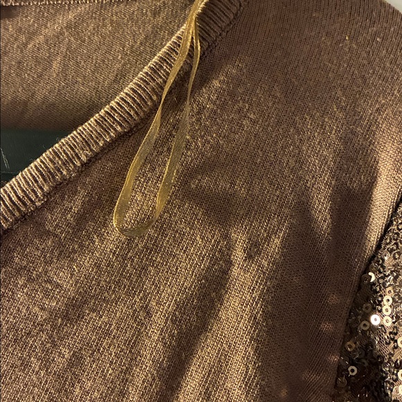 Adrianna Papell Brown Knit Top - Picture 7 of 7